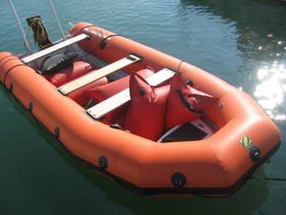 Bateau de sauvetage - RIBO 450  - Survitec Zodiac - hors-bord / bateau pneumatique semi-rigide / bateau pneumatique