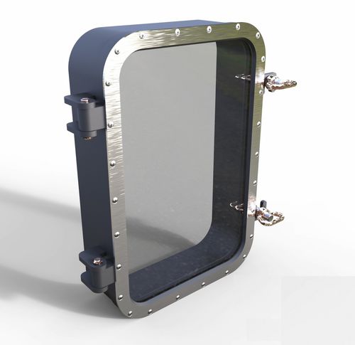 Fenêtre pour navire - Inwards - ALUMINYUM IS - SHIP WINDOWS AND SCUTTLES - pour yacht / ouvrante / rectangulaire