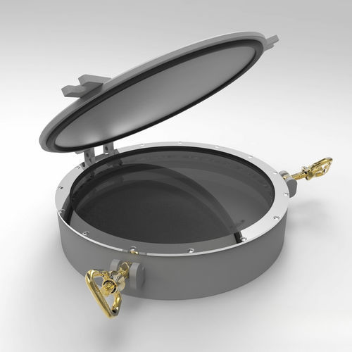 Hublot rond - ALUMINYUM IS - SHIP WINDOWS AND SCUTTLES - pour yacht / pour navire / ouvrant