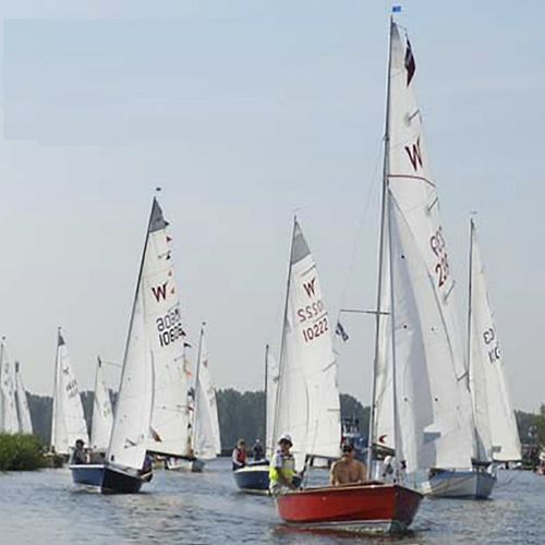 Dériveur double - Wayfarer - Hartley Boats - école / spinnaker symétrique