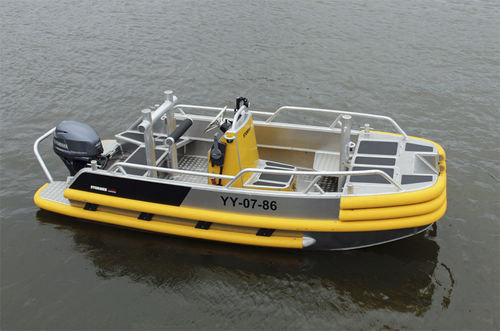 Bateau de service portuaire - HARBOUR 45 - STORMER MARINE - hors-bord / en aluminium