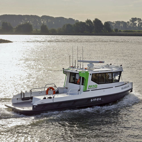 Bateau d'étude hydrographique - PORTER S 90 - STORMER MARINE - in-bord / en aluminium