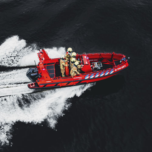 Bateau de surveillance - RESCUE 75 - STORMER MARINE - bateau de sauvetage / hors-bord / en aluminium