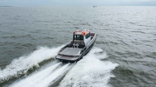 Bateau de service portuaire - H90 - STORMER MARINE - bateau de travail / in-bord / en aluminium