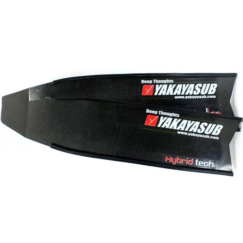 Palme de chasse sous-marine -  7202F Hybrid. - Yakayasub - en carbone / chaussante