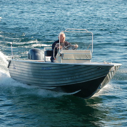 Coque open hors-bord - MANITOU 17' - Henley Boats™ - à console latérale / à double console / à console centrale