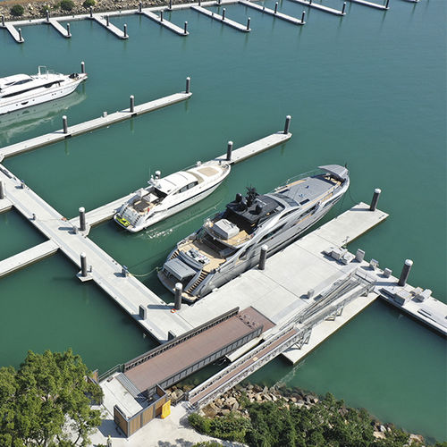 Ponton flottant - CM5000 - Goodocks Marine (Hong Kong) Co., Ltd. - d'amarrage / pour marina / en béton