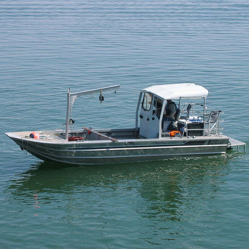 Coque open in-bord - Bentz Boats - de pêche sportive / en aluminium / T-Top