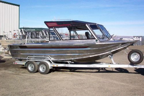 Bateau de pêche-promenade hydrojet - Gallup - Bentz Boats - avec timonerie / en aluminium