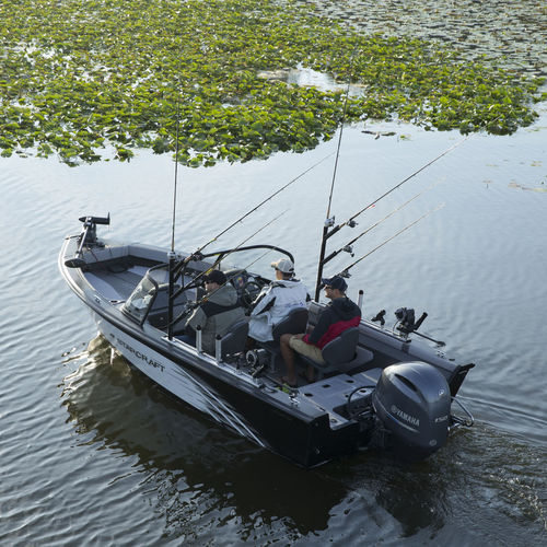 Bay boat hors-bord - Titan 186 - Starcraft - à double console / de pêche sportive / en aluminium