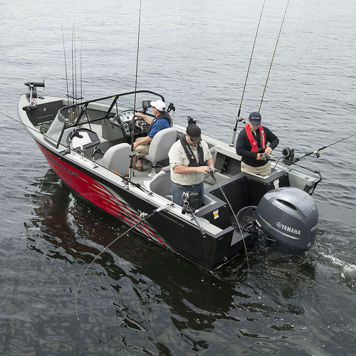 Bay boat hors-bord - 196 - Starcraft - à double console / de pêche sportive / max. 9 personnes