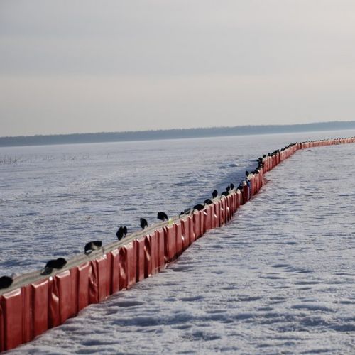 Barrage antipollution - FOB  - LAMOR - flotteur rigide / permanent / pour eau calme