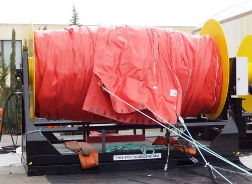Enrouleur pour barrage anti-pollution sur remorque - LAMOR