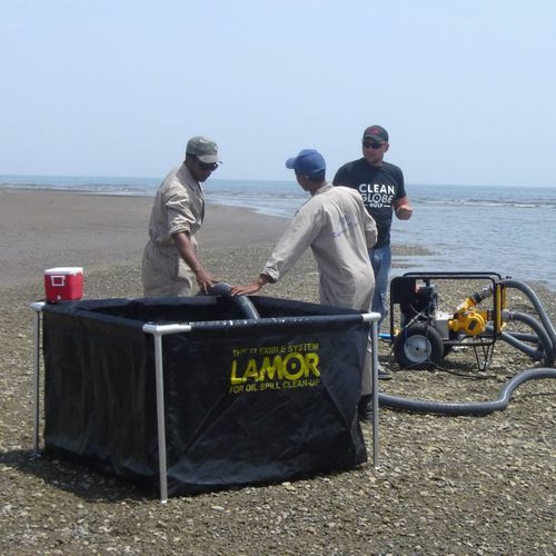 Réservoir de liquide - COLLAPSIBLE - LAMOR - de stockage temporaire / souple / avec cadre