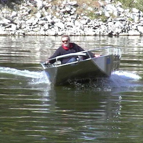 Barque hors-bord - 4000g - La Maltière - Alu Speed Boat - en aluminium / max. 10 personnes / max. 5 personnes