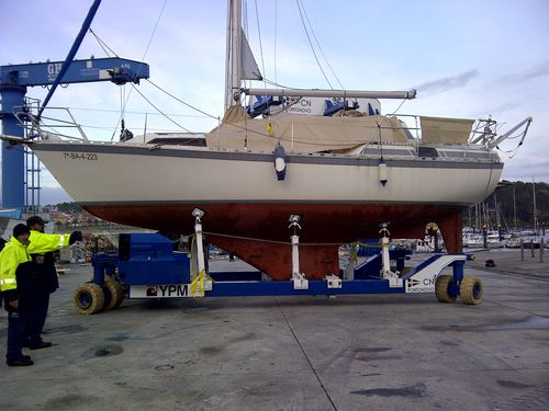 Remorque de manutention - CVA SERIES - YPMarinas - pour voilier / pour chantier naval / automotrice