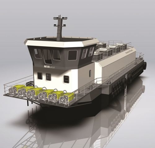 Navire pour l'aquaculture feeder - AM 400 - AKVA Group ASA