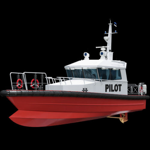Bateau pilote - 14 WP - Baltic Workboats AS - in-bord / en aluminium / auto-redressant