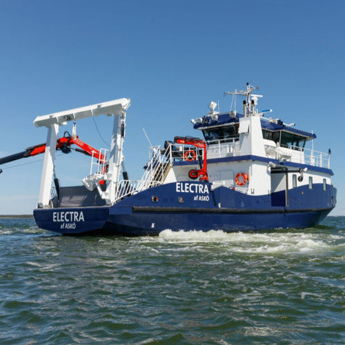 Bateau de recherche scientifique - ELECTRA - Baltic Workboats AS - in-bord / en aluminium
