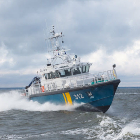 Navire spécial de surveillance - KBV 312 - Baltic Workboats AS - en aluminium / côtier