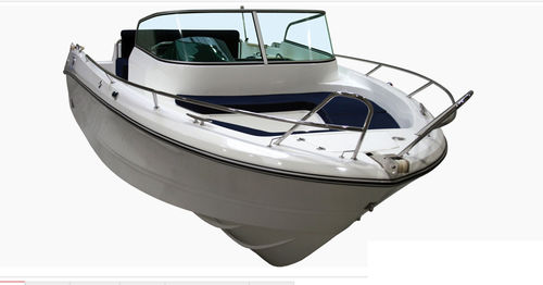 Cabin-cruiser hors-bord - QX750 - Marine Times Newspaper - open / à console latérale / de sport