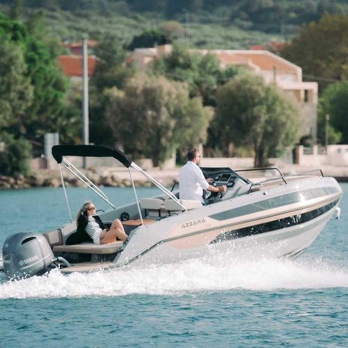 Cabin-cruiser hors-bord - AZZARA 67s - LGK MARINE - open / max. 8 personnes / 1 cabine