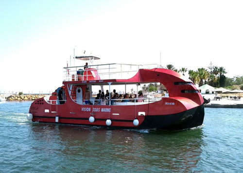 Bateau touristique - Vision  - SQUALTEC - in-bord
