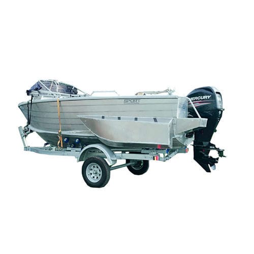 Bateau de travail - Seaya 480D - Qing Dao Hvon Boat Co., Ltd. - hors-bord / en aluminium / remorquable