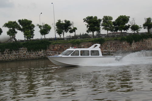 Bateau de surveillance - YB-950 - Changzhou Youbang Boat Co., Ltd. - hors-bord / en fibre de verre