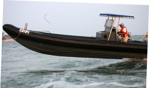 Bateau pneumatique hors-bord - RIB-950 - Changzhou Youbang Boat Co., Ltd. - bimoteur / open / à console centrale