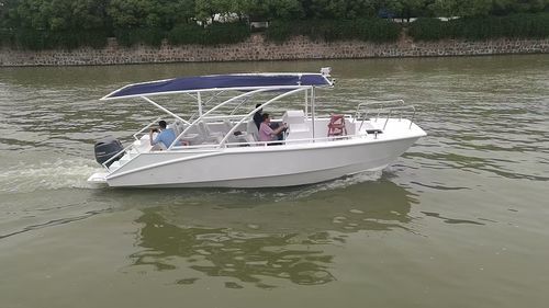 Bateau à passagers - aluminium catamaran - Changzhou Youbang Boat Co., Ltd. - catamaran / hors-bord / en aluminium