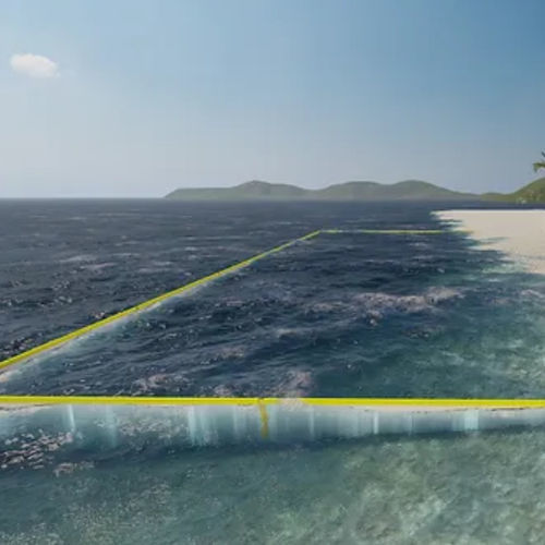 Barrière de turbidité - GSC 300 - Geoseas Marine Protection and Demarcation Products Manufacturing LLC - flottant