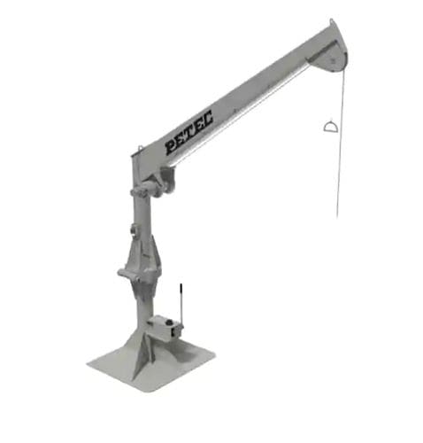 Bossoir de canot de sauvetage - Petec Services - hydraulique