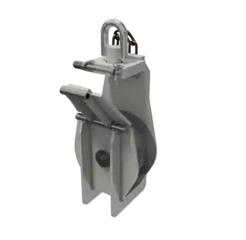 Poulie simple - Petec Services - ouvrante / pour navire / en inox