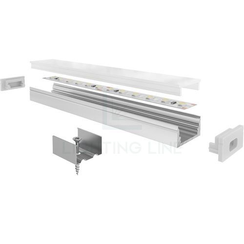 Profilé pour bateau - PR-SL08-03 - Ledpoint - en aluminium / rectangulaire / pour éclairage à LED