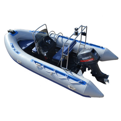Bateau pneumatique hors-bord - 430 - MerVista Boat - semi-rigide / à console centrale / rapide