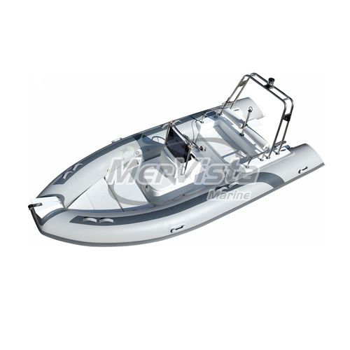 Bateau pneumatique hors-bord - 480 China  - MerVista Boat - open / à console centrale / en aluminium
