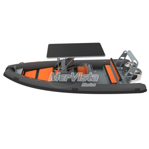 Bateau pneumatique hors-bord - 760 - MerVista Boat - semi-rigide / open / à console centrale