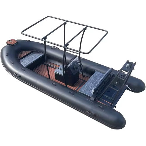 Bateau pneumatique hors-bord - 480 - MerVista Boat - semi-rigide / à console centrale / pour la pêche