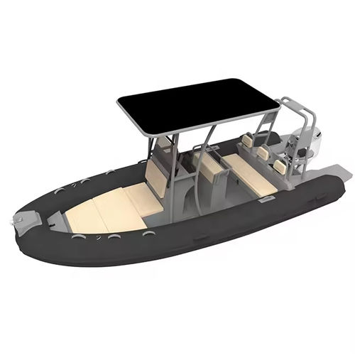 Bateau de surveillance - 560 Luxury Double - MerVista Boat - bateau de sauvetage / hors-bord / en aluminium