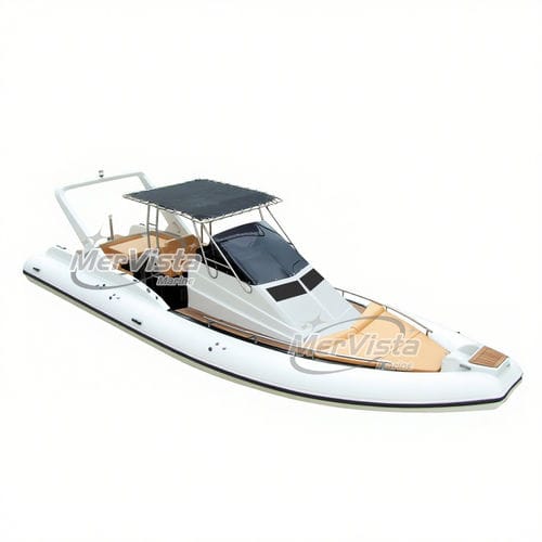 Bateau pneumatique hors-bord - 960 Luxury - MerVista Boat - bimoteur / semi-rigide / RIB
