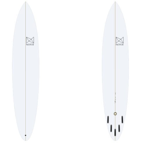 Planche de surf gun - modern - Notox - niveau expert / intermédiaire