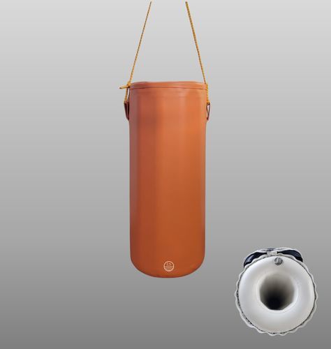 Pare-battage pour bateau - FSGC 80 - Fendsea SAS - pour ponton / cylindrique / orange