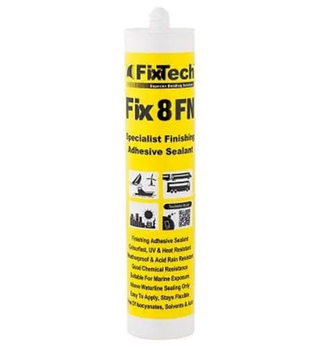 Colle monocomposant - Fix8 FN - FIXTECH PTY LTD - silicone / multiusage / résistante aux UV