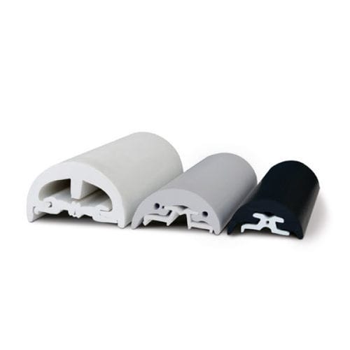 Liston pour bateau - 13014005 - DG RUBBER HOLLAND B.V. - en PVC / gris / blanc