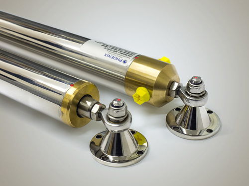 Vérin pour bateau - PHOENIX MARINE SOLUTIONS - hydraulique / pour plate-forme de bain / en acier inoxydable