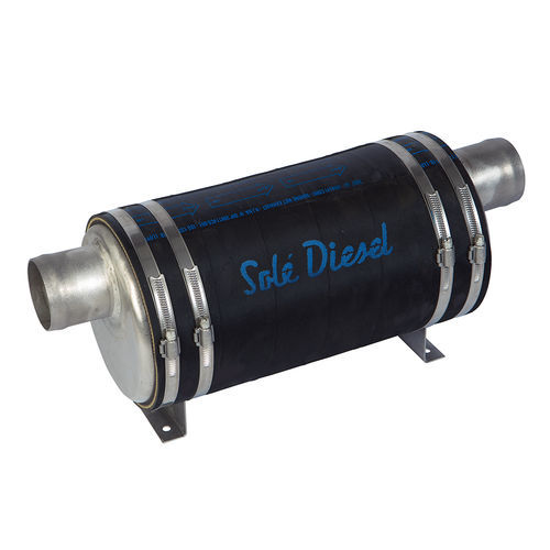 Silencieux d'échappement pour bateau - 607000 series - Solé - en ligne / en acier inoxydable