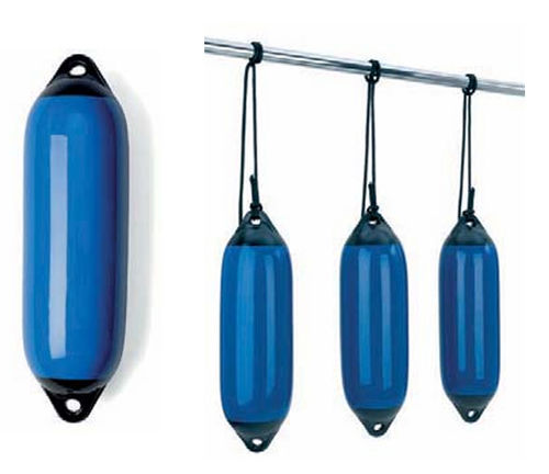 Pare-battage pour bateau - 59160 series - SEILFLECHTER-TAUWERK GMBH - pour ponton / cylindrique / bleu
