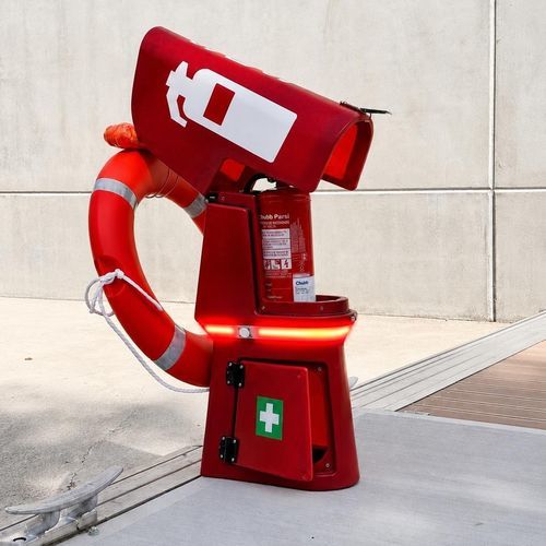 Borne d'urgence - MARCONN SOS - MARCONN - VILTEC - incendie / à bouée de sauvetage / avec éclairage intégré
