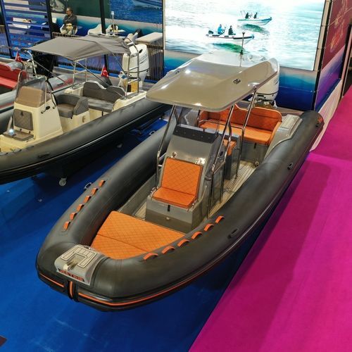 Bateau pneumatique hors-bord - JEETRIB JR-F-695-C - Polat Marine Boat Production Company - semi-rigide / open / à console centrale